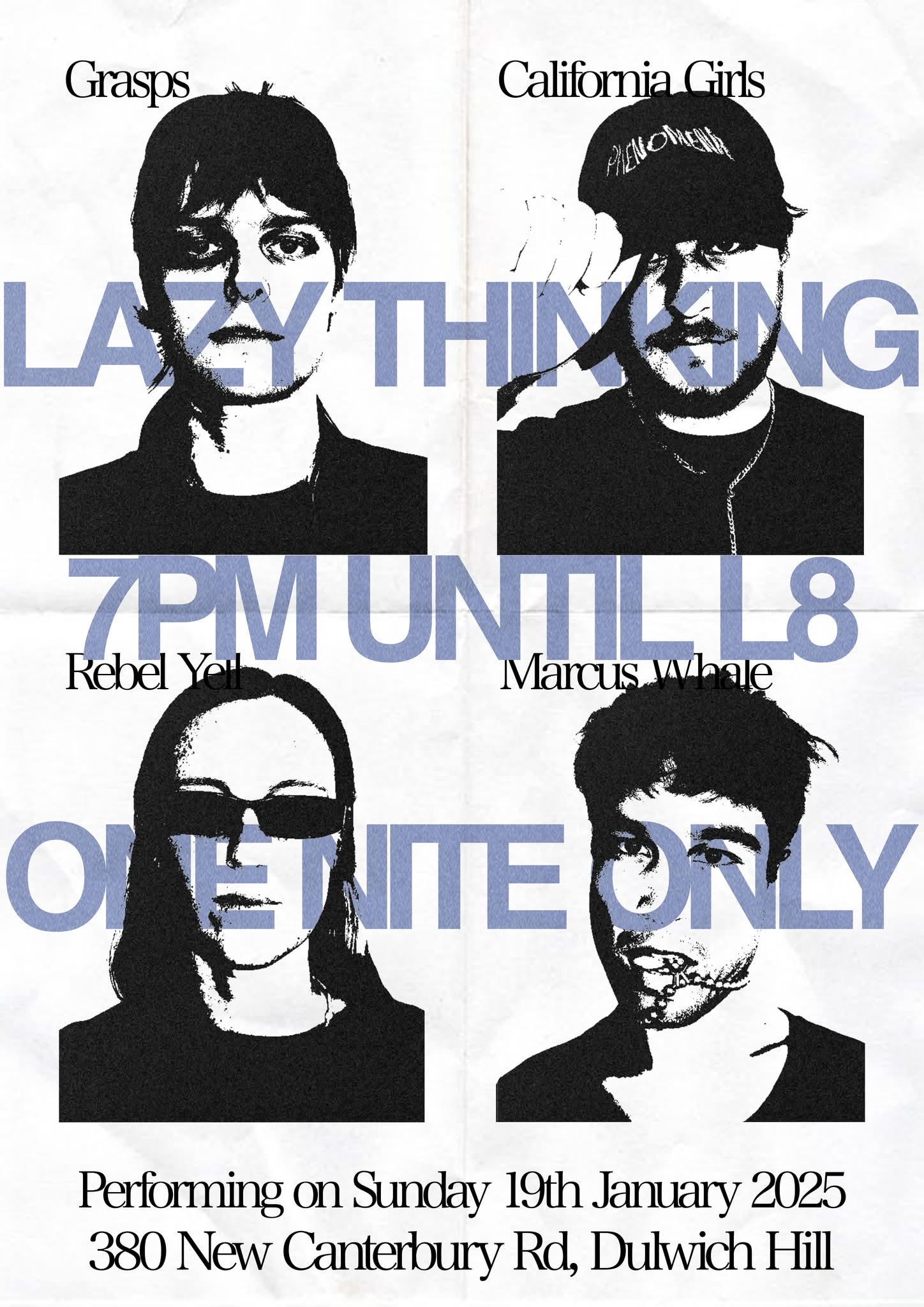 California Girls, Grasps, Rebel Yell and Marcus Whale performing