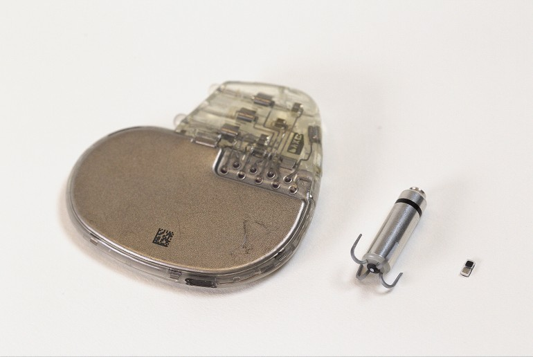 Ultraminiature pacemaker concept illustration
